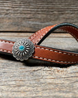Western Medium Oil Rustic Tie Down Keepers