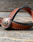 Western Medium Oil Rustic Tie Down Keepers