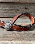 Crystal Medium Oil Rustic Tie Down Keepers