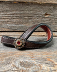 Crystal Dark Oil Rustic Tie Down Keepers