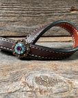Crystal Dark Oil Rustic Tie Down Keepers