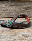Crystal Dark Oil Rustic Tie Down Keepers