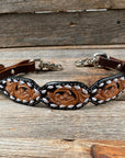 Light Oil Buckstitch Wither Strap