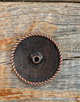 Copper Native American Rope Edge Concho 1.5" W166L