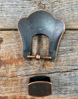 Copper Turquoise Buckle & Keeper W180B