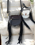 Cowhide Fringe Crossbody - Kids