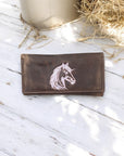 Horse Rustic Leather Wallet