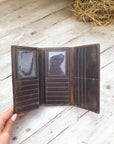 Horse Rustic Leather Wallet