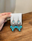 JARDIN Turquoise Silver Earrings