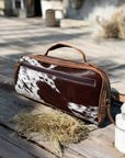 Crazy Horse Cowhide Toiletry Bag