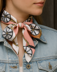 Pink Western Skinny Mini Wild Rag Scarf / Cowgirl Necktie