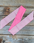 Pink Western Skinny Mini Wild Rag Scarf / Cowgirl Necktie