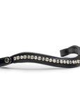 Brixton Non-Patent Black Leather Double Bridle