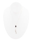 Double Or Nothing Quill Onyx and Sterling Silver Necklace