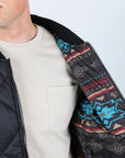 Mens Insulated Reversible Jacket - Black