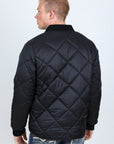 Mens Insulated Reversible Jacket - Black
