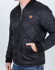 Mens Insulated Reversible Jacket - Black