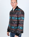 Mens Insulated Reversible Jacket - Black