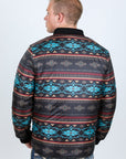 Mens Insulated Reversible Jacket - Black