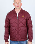 Mens Insulated Reversible Jacket - Wine