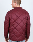 Mens Insulated Reversible Jacket - Wine