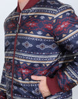 Mens Insulated Reversible Jacket - Wine