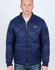 Mens Insulated Reversible Jacket - Navy