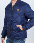 Mens Insulated Reversible Jacket - Navy