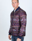 Mens Insulated Reversible Jacket - Navy