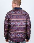Mens Insulated Reversible Jacket - Navy