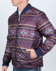 Mens Insulated Reversible Jacket - Navy