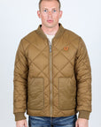 Mens Insulated Reversible Jacket - Beige
