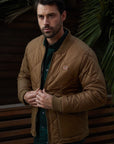 Mens Insulated Reversible Jacket - Beige