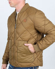 Mens Insulated Reversible Jacket - Beige