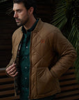 Mens Insulated Reversible Jacket - Beige