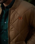 Mens Insulated Reversible Jacket - Beige