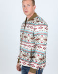 Mens Insulated Reversible Jacket - Beige