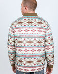 Mens Insulated Reversible Jacket - Beige