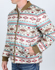Mens Insulated Reversible Jacket - Beige