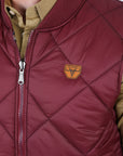 Mens Insulated Reversible Vest - Wine