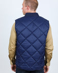 Mens Insulated Reversible Vest - Navy