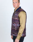 Mens Insulated Reversible Vest - Navy