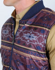 Mens Insulated Reversible Vest - Navy