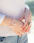 Rosie Pink Opal and Golden Bronze Ring