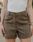 Holman Herringbone Shorts