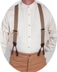 Elastic "diamond" Suspender - RW243S