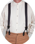 Elastic "diamond" Suspender - RW243S