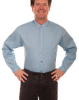Button Front Band Collar Shirt - RW302