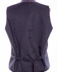 Ladies Black Paisley Vest - RW546