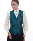 Ladies Paisley Vest - RW606